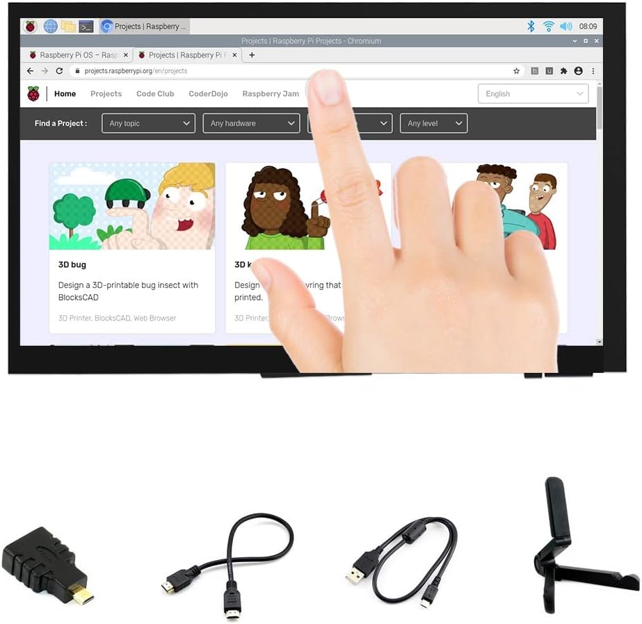 7 inch HDMI LCD Touch Screen Display Module for Raspberry Pi