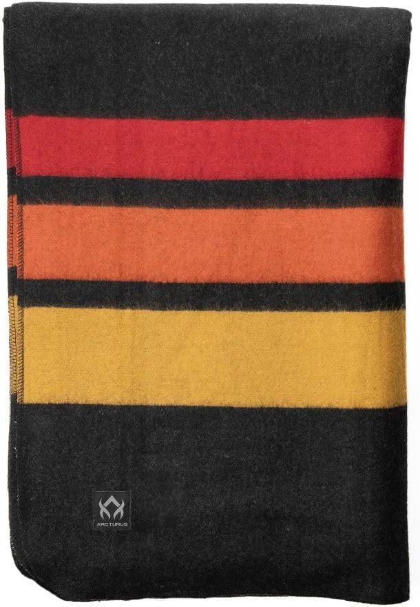 Arcturus 4.5lbs Warm Wool Blanket | Heavy, Large, Washable
