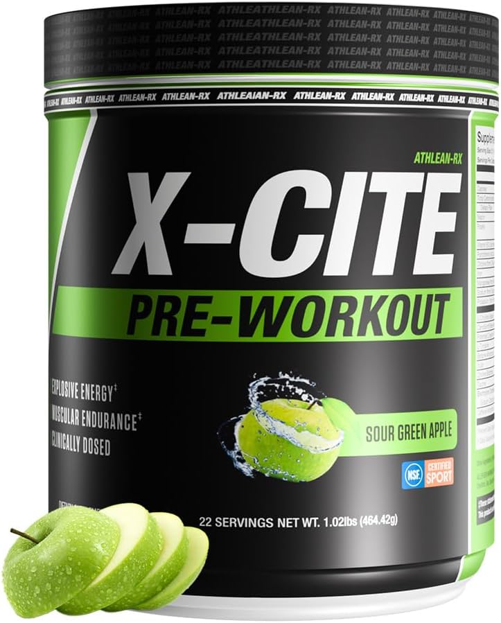 X-CITE Pre-Workout for Enhanced Energy, Focus & Muscle Pump