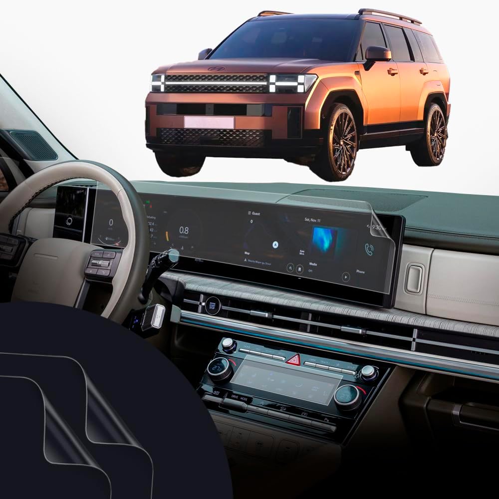 2024 2025 Santa Fe Screen Protector for Infotainment Display