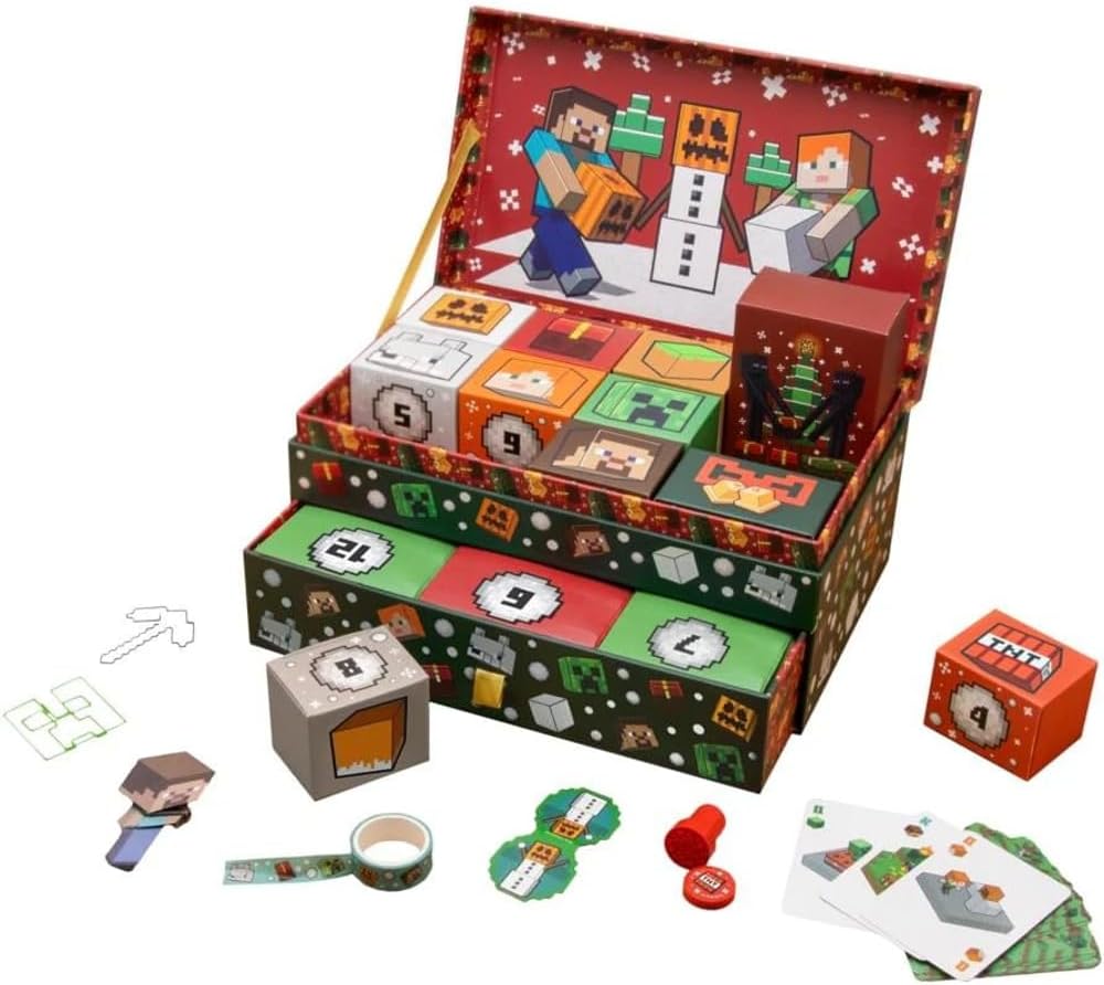 Minecraft Keepsake Box Advent Calendar for Gamers and Fans