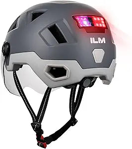 ILM Smart Bike Helmet with Bluetooth and LED Light Control
