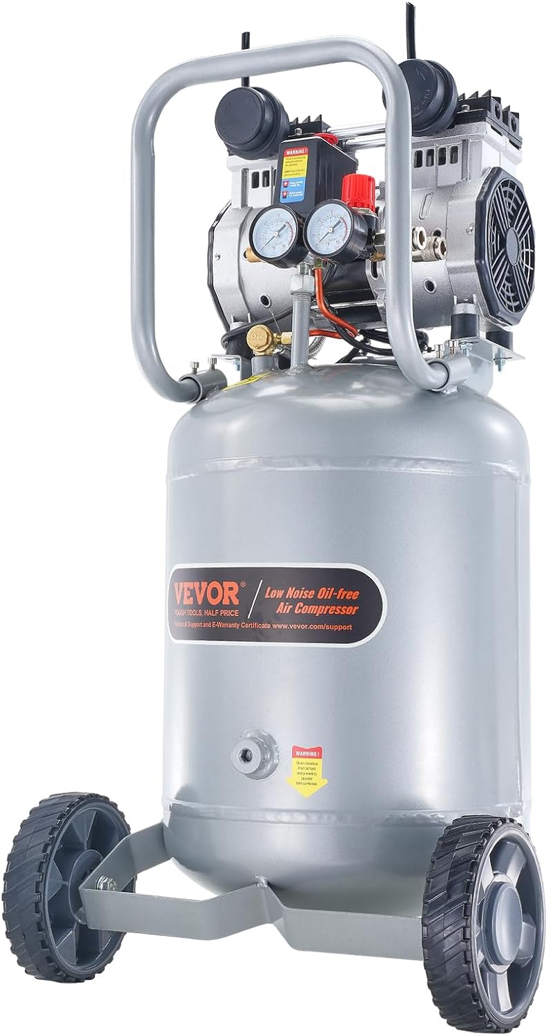 Ultra Quiet 13 Gal Air Compressor for Auto Repair & Painting