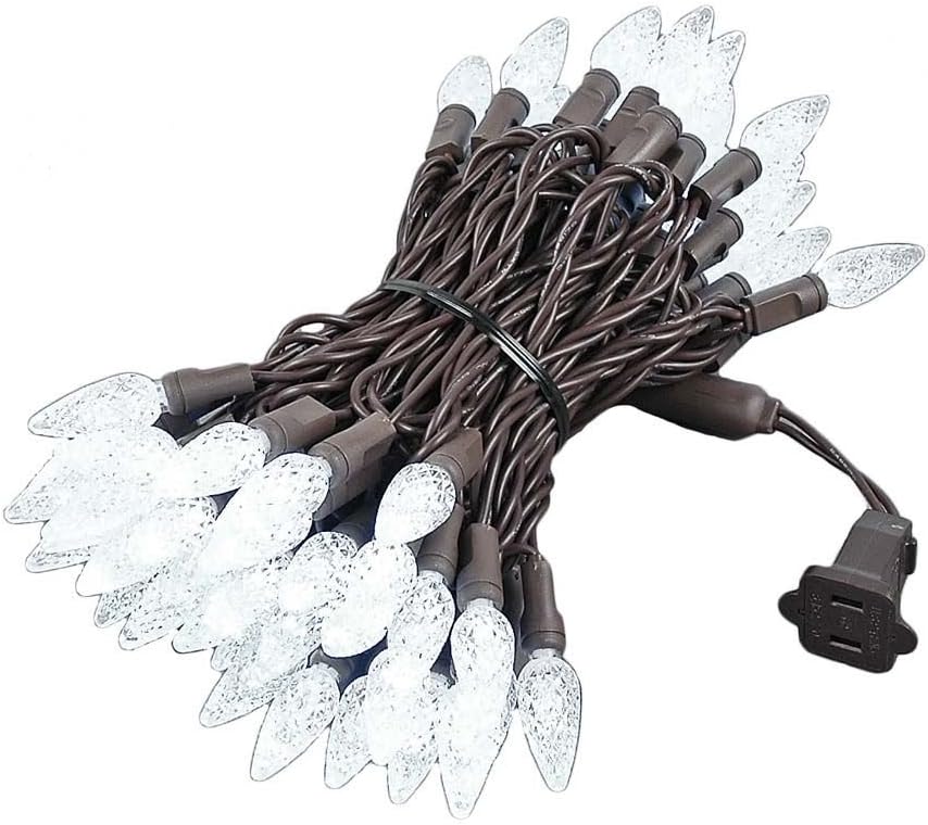 24FT 70 LED C6 Christmas String Lights for Outdoor Decor