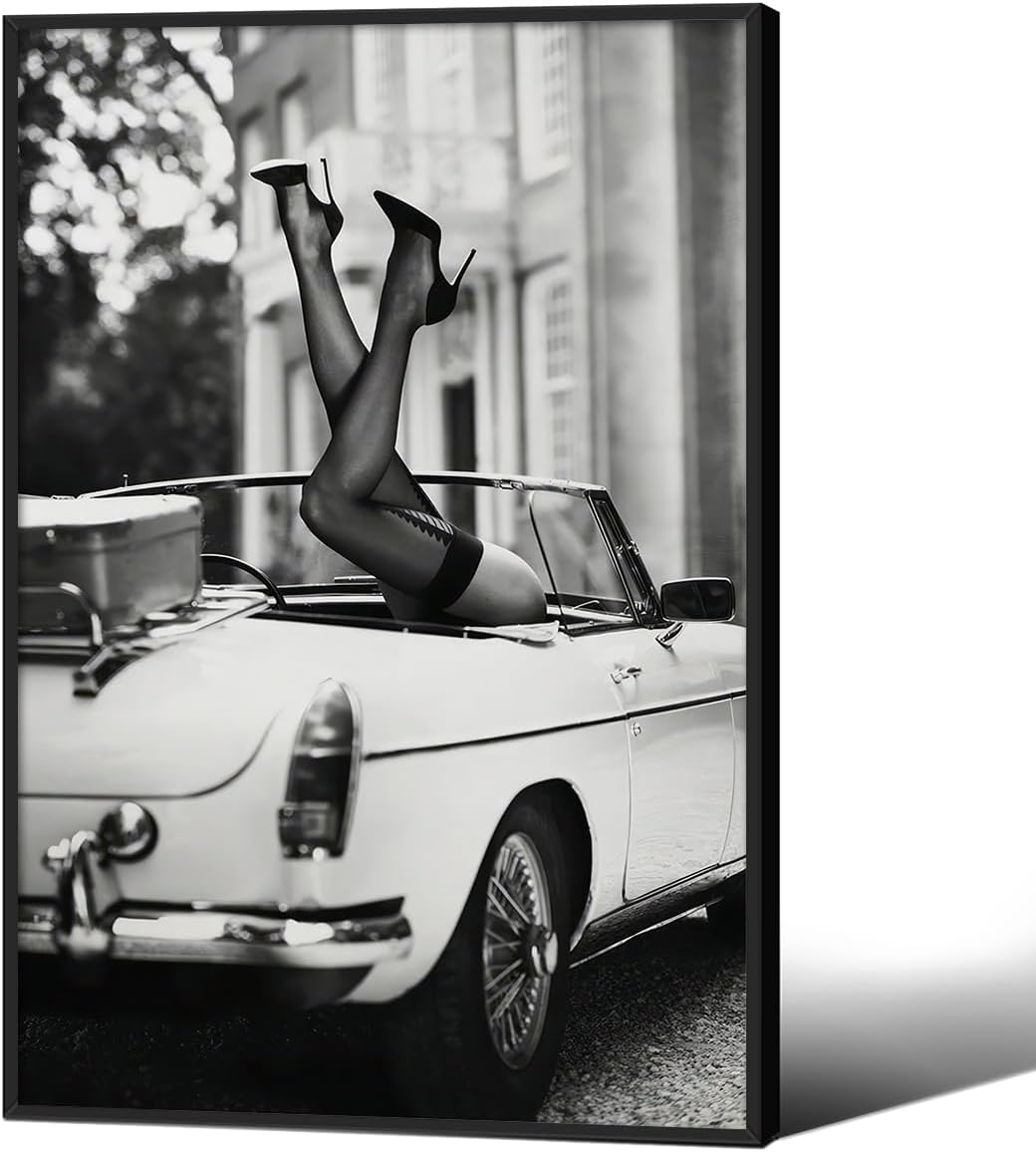 Vintage Black and White Photography Wall Art for Stylish Decor