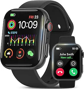 1.98 Inch Smart Watch with 100+ Sports Modes and Health Tracking