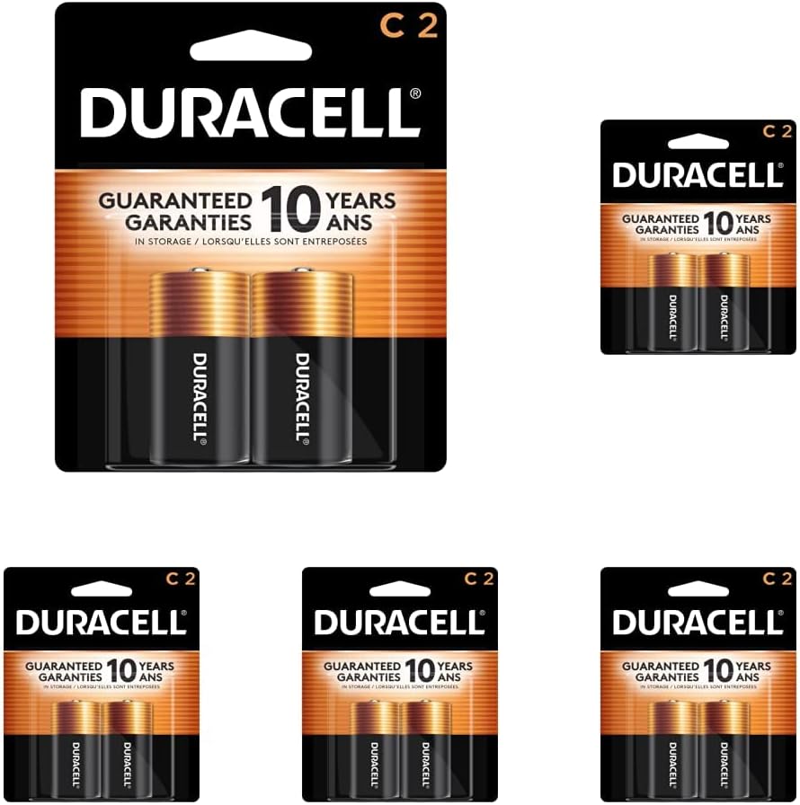 Duracell Coppertop C Batteries for Long-Lasting Power Needs
