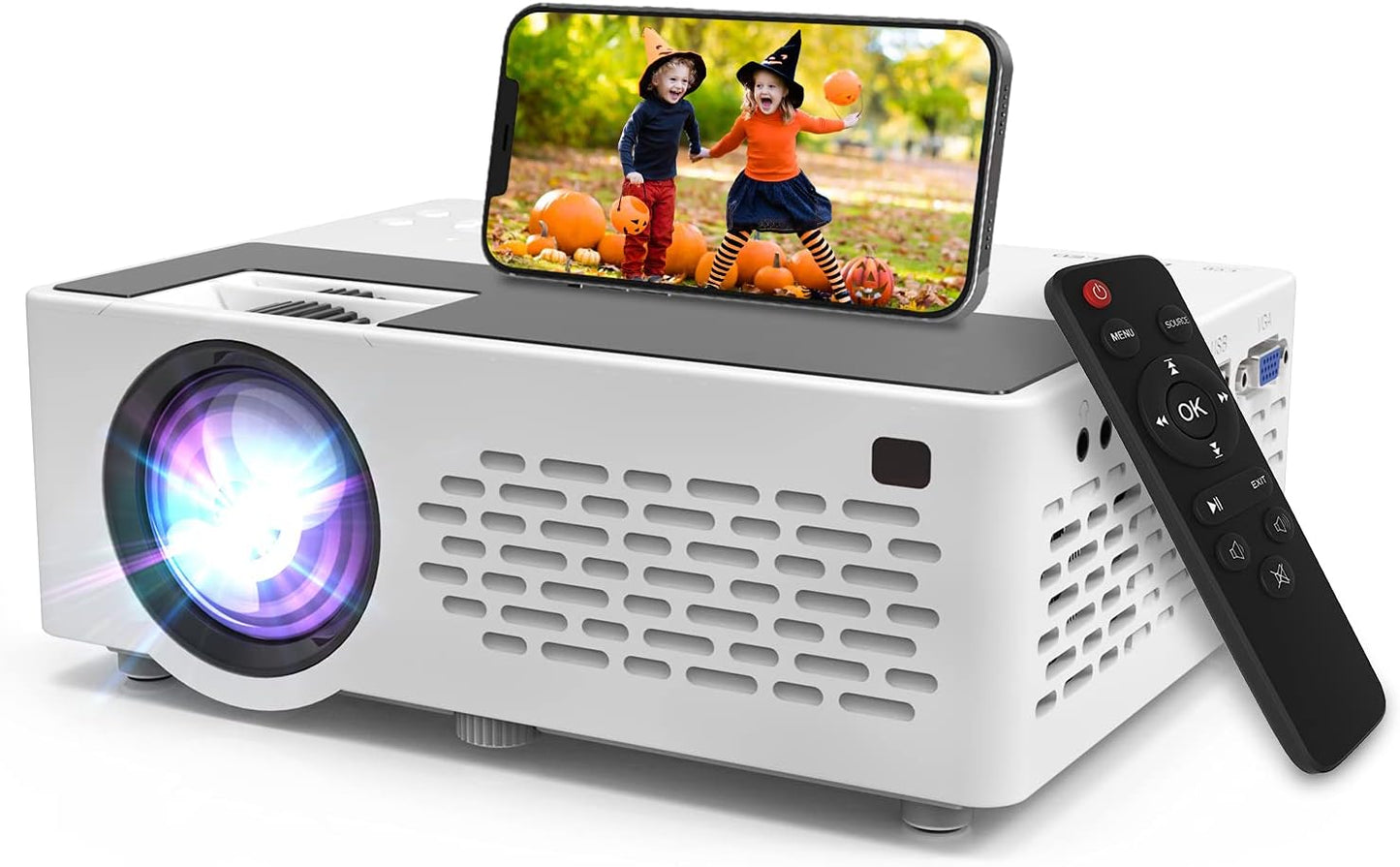 Mini Projector: Full HD, Portable & Versatile!