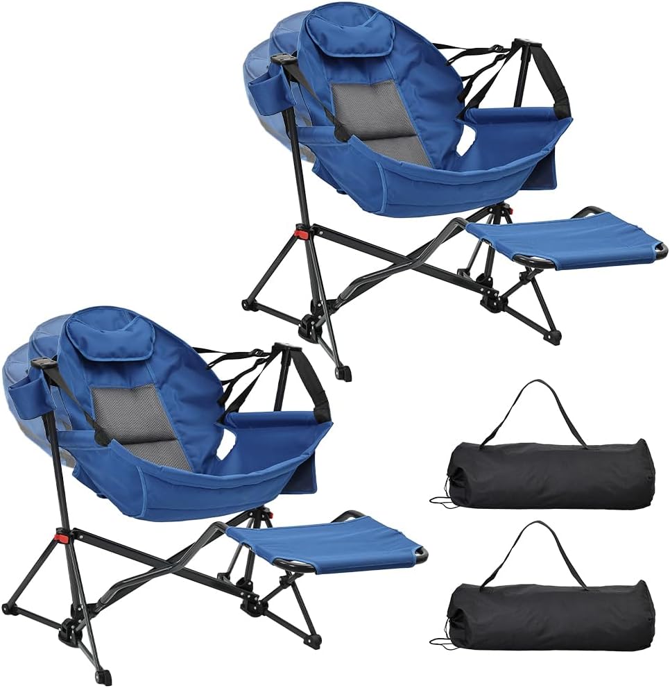 Ainfox Hammock Camping Chair with Footrest for Ultimate Comfort