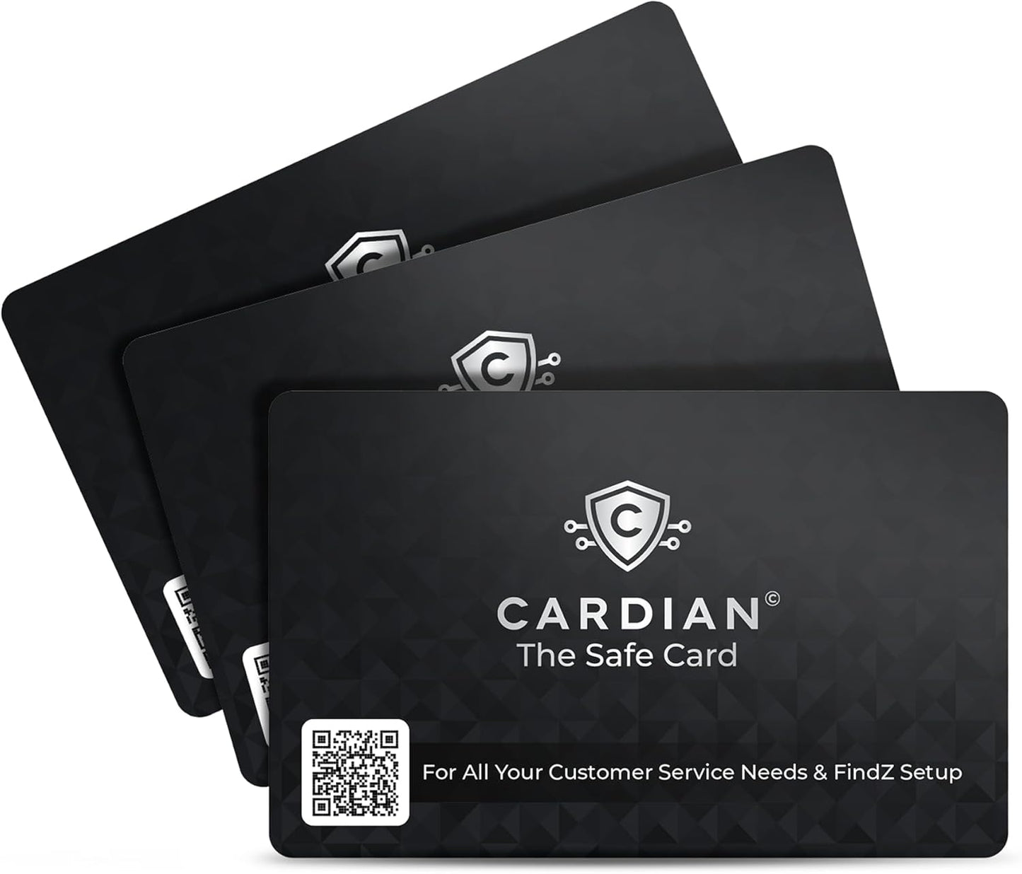 CARDIAN Stealth RFID Guard Shield x3 - Slim Credit Card Protectors