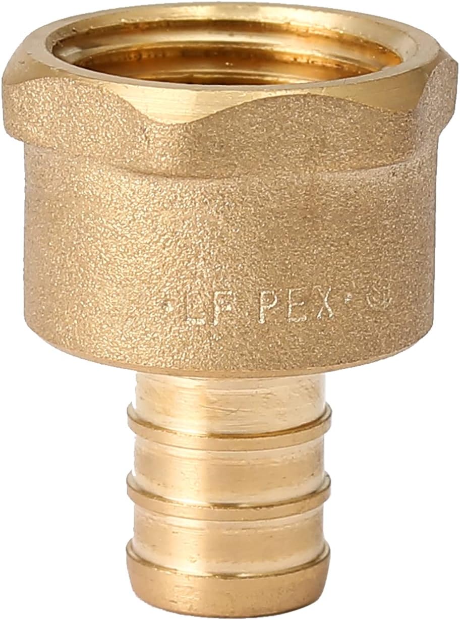 PEX Fitting 1/2 inch Female Adapter 50 Pack for Plumbing Needs