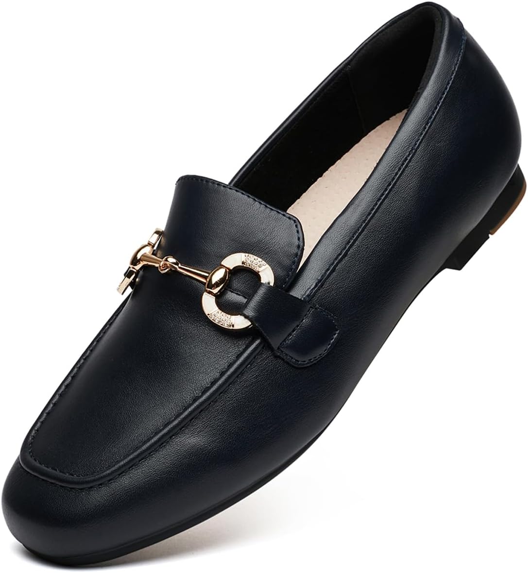 Womens Loafers Shoes Fashion Low Heel Slip on Comfortable Flats