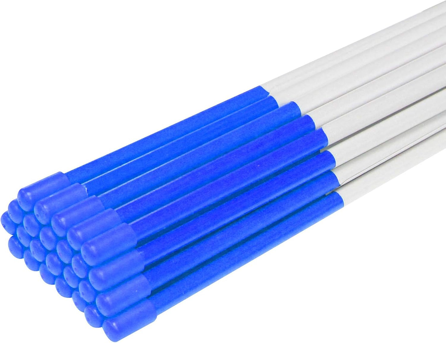 Driveway Markers Snow Stakes 48in Blue Reflective Fiberglass Pack