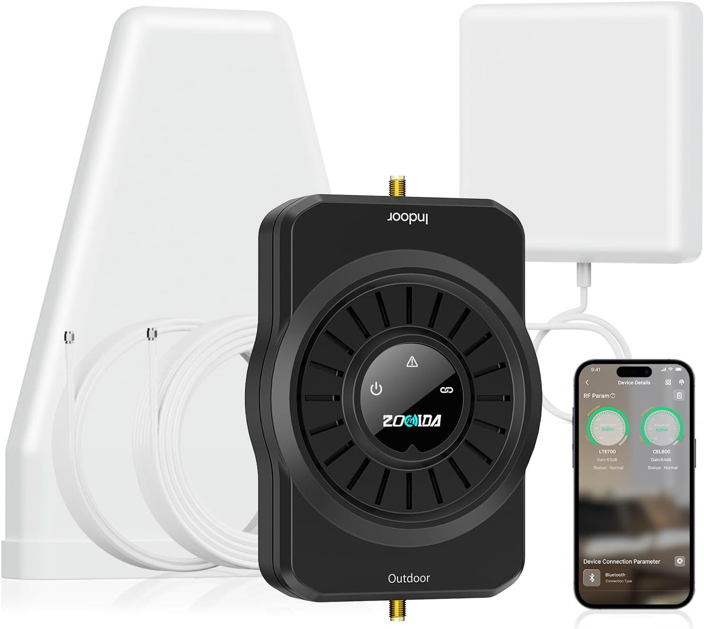 Cell Phone Signal Booster for Home Up to 4000 sq ft Coverage