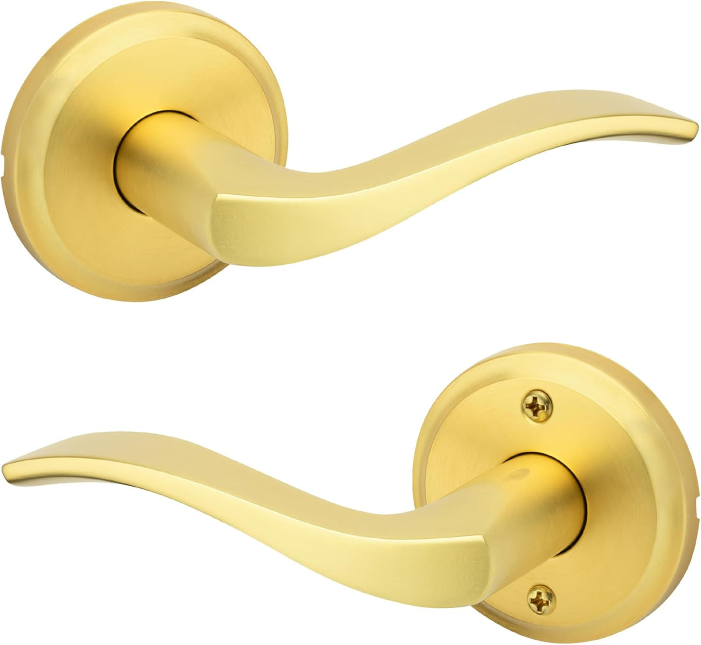 Kwikset Sedona Interior Passage Door Handle for Closets and Halls