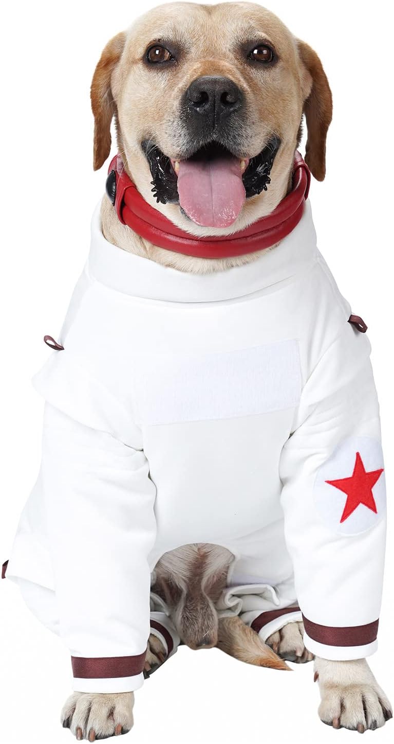 The Space Dog Cosplay Pet Collar Outfits for Halloween Fun