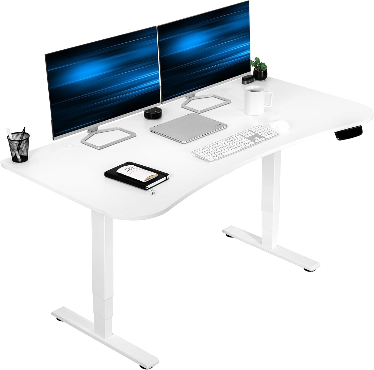 VIVO 63x32 Standing Desk - Memory Controller, Sturdy Support