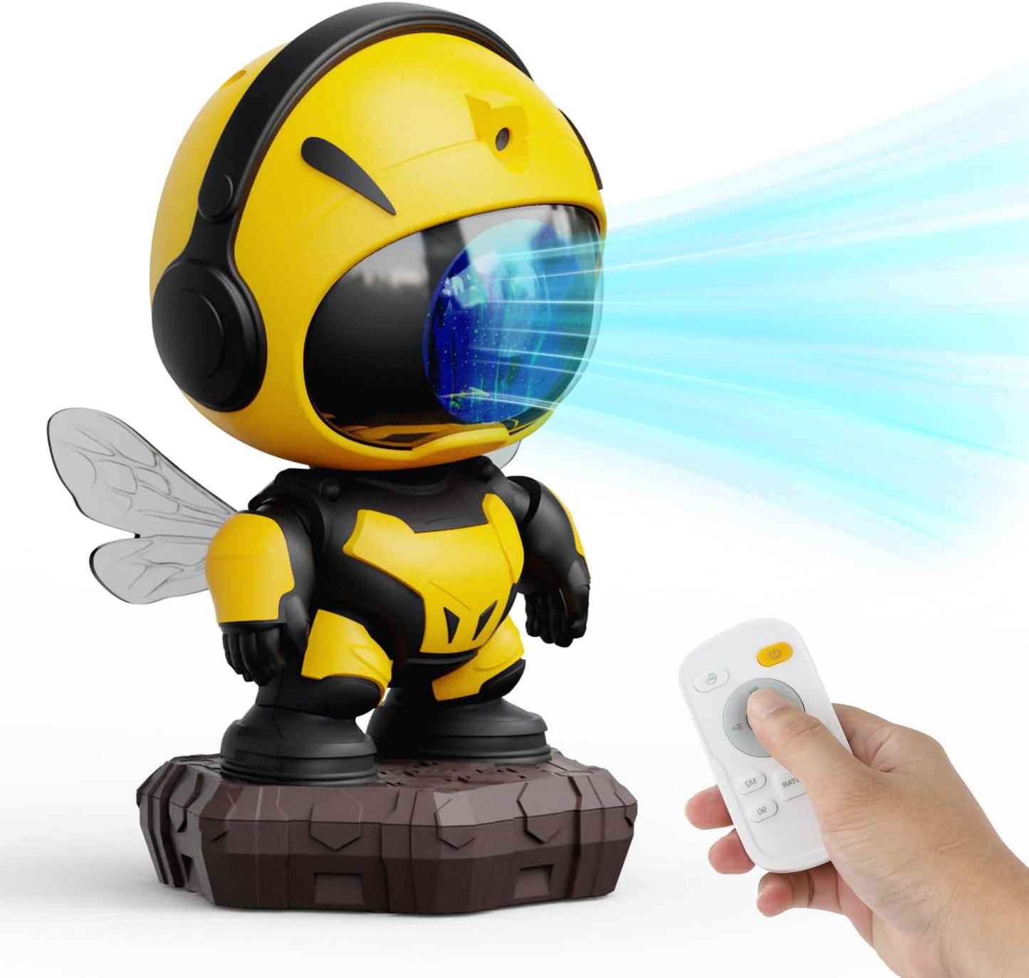 Bee Astronaut Galaxy Projector - Cosmic Dreamland Delight!