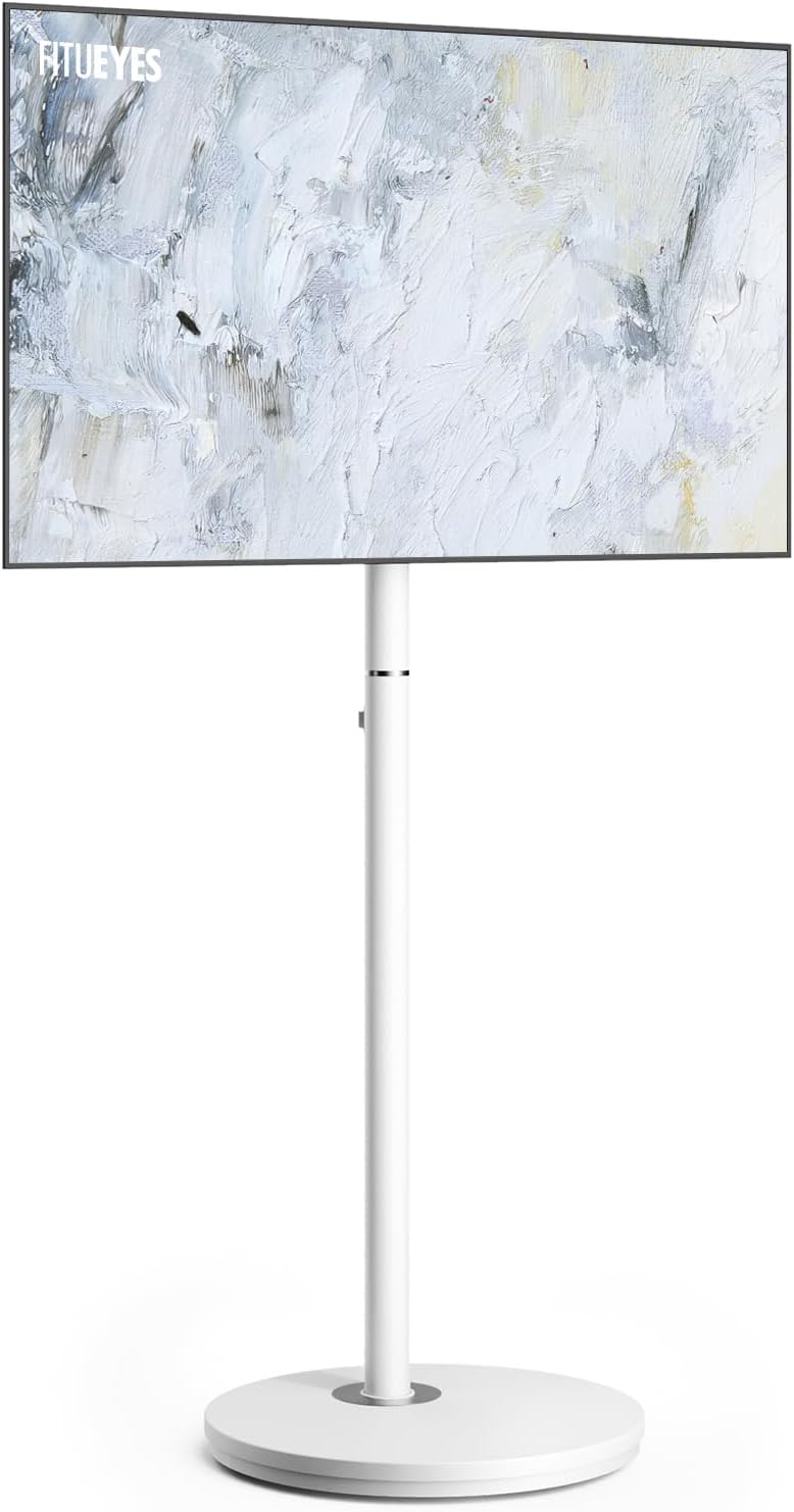 FITUEYES Design Small Rolling TV Cart for 24-48 Inches TVs