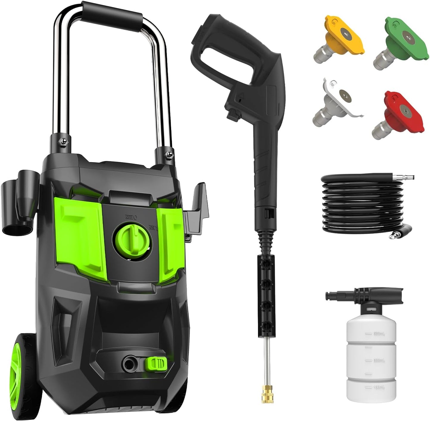 DECOKTOOL Electric Pressure Washer - Powerful 4500 PSI for Ultimate Cleaning