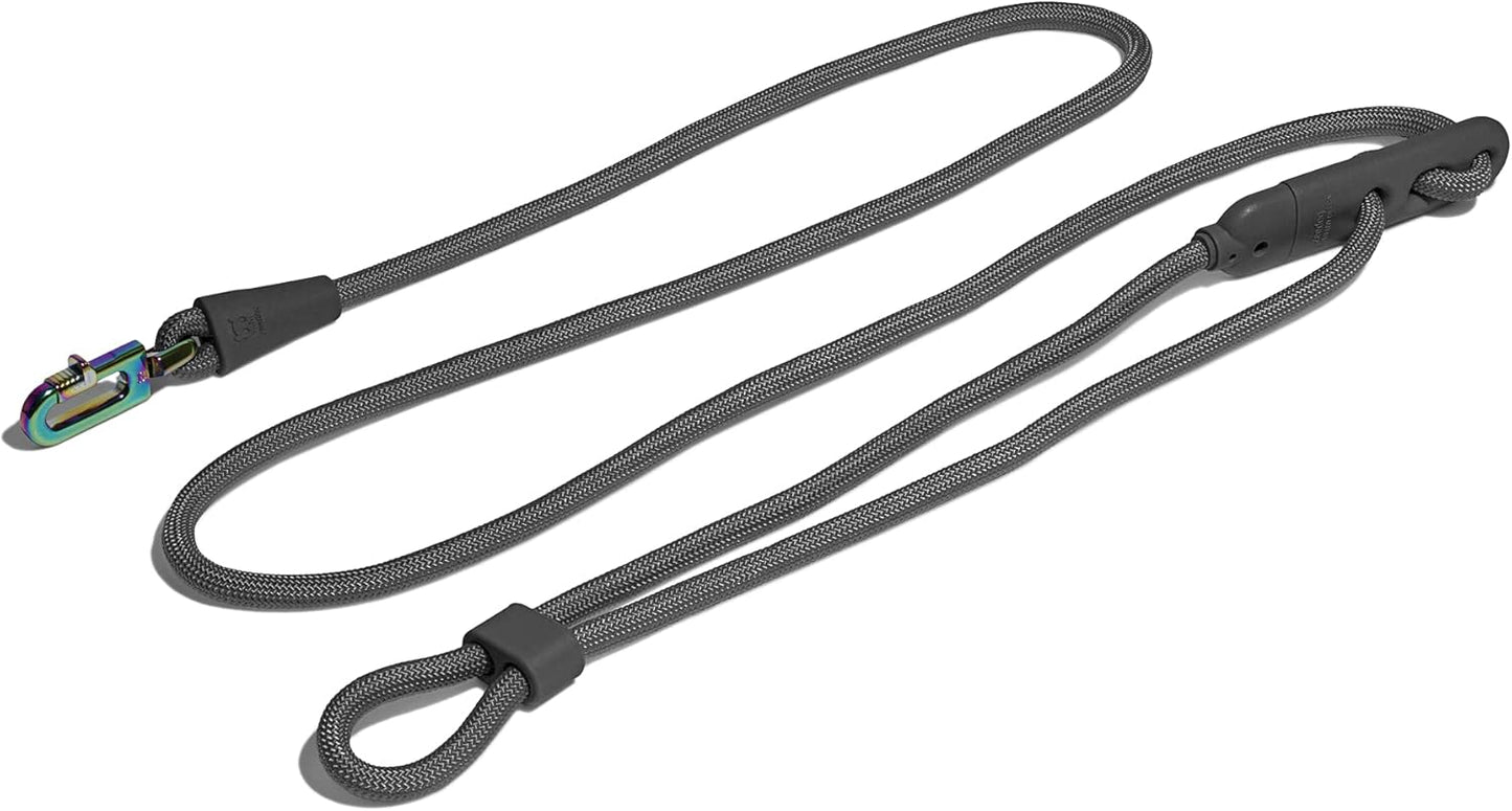 Titanium Grey 4-in-1 Hands-Free Dog Leash for Everyday Use