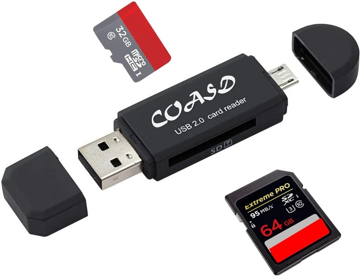 6-in-1 Memory Card Reader by COASD