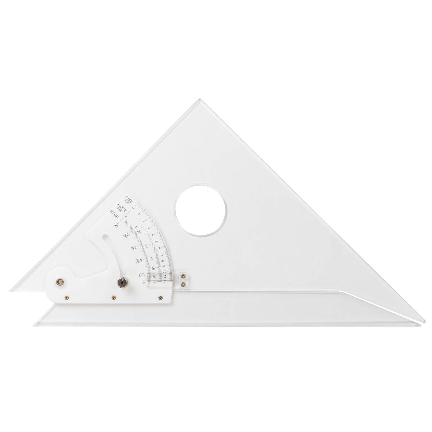 Adjustable 12 Inch Triangle for Drafting by Pacific Arc