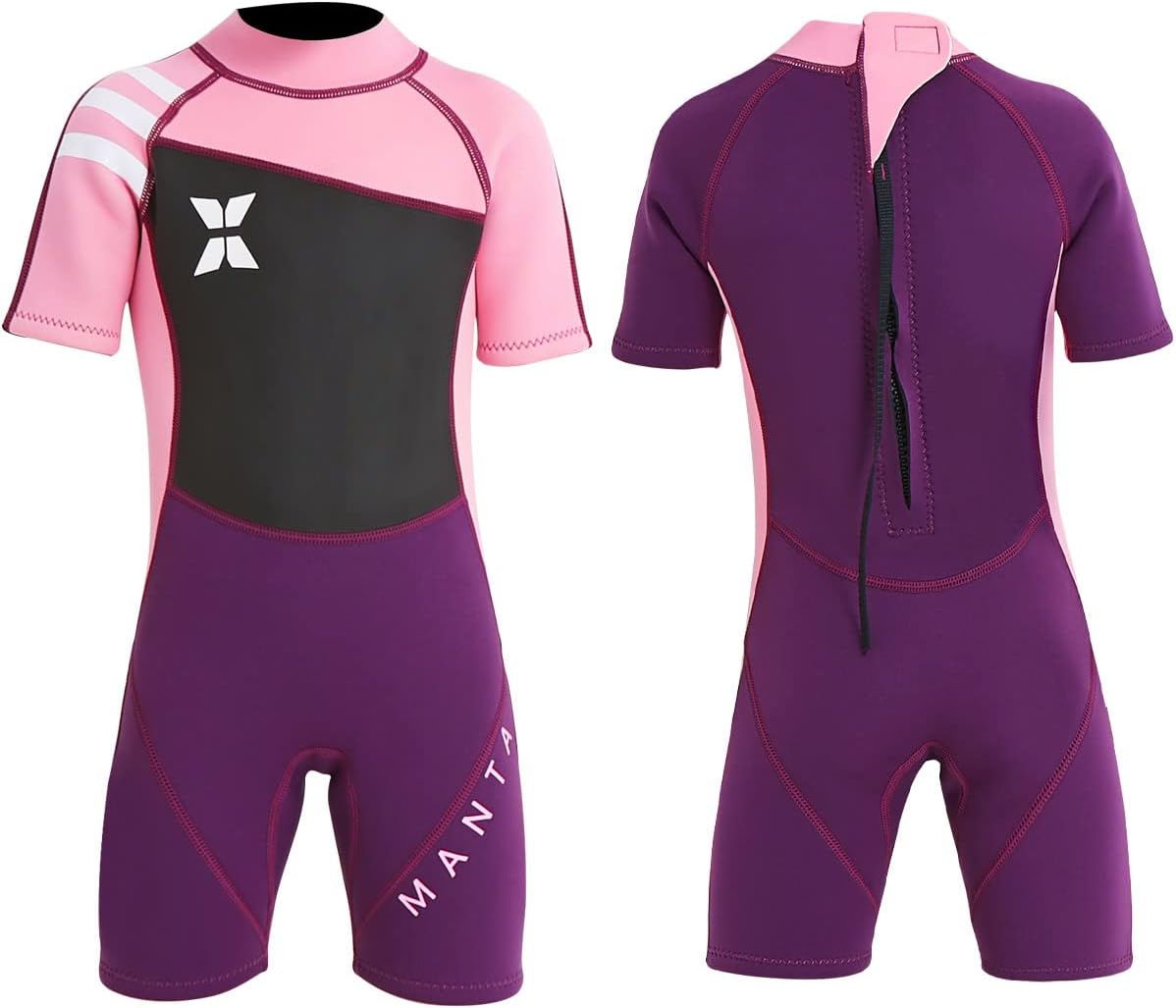 Kids Full Wetsuit 2.5mm Neoprene UV Protection for Swimming