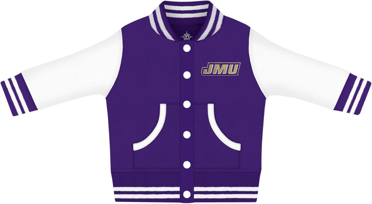 Creative Knitwear College Baby Varsity Jacket for Little Fans