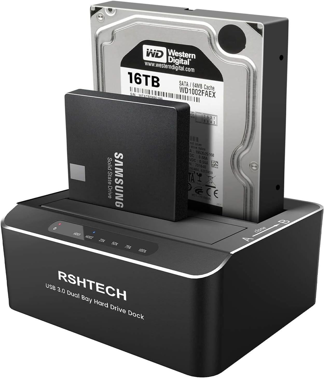 Fast Data Transfer with RSHTECH Dual Bay Dock