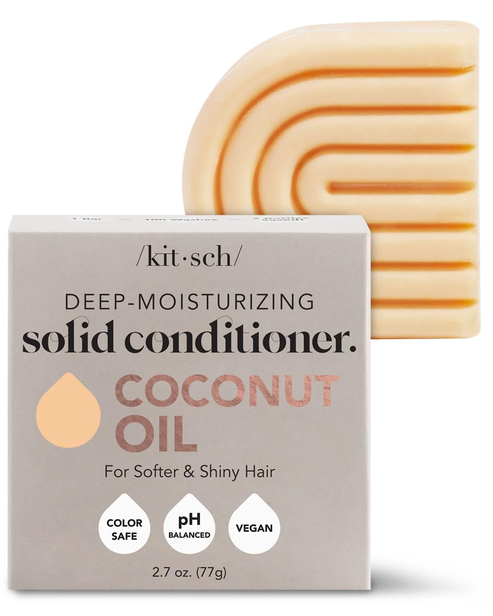 Kitsch Coconut Hair Conditioner Bar | Nourishing Eco-friendly Moisture