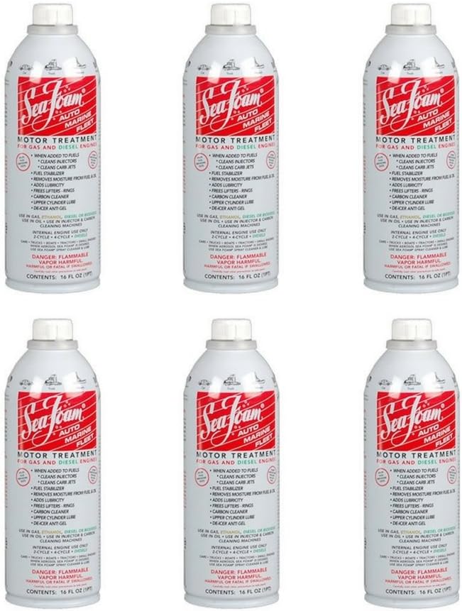 Sea Foam SF-16 Motor Treatment 6-Pack for Engine Care