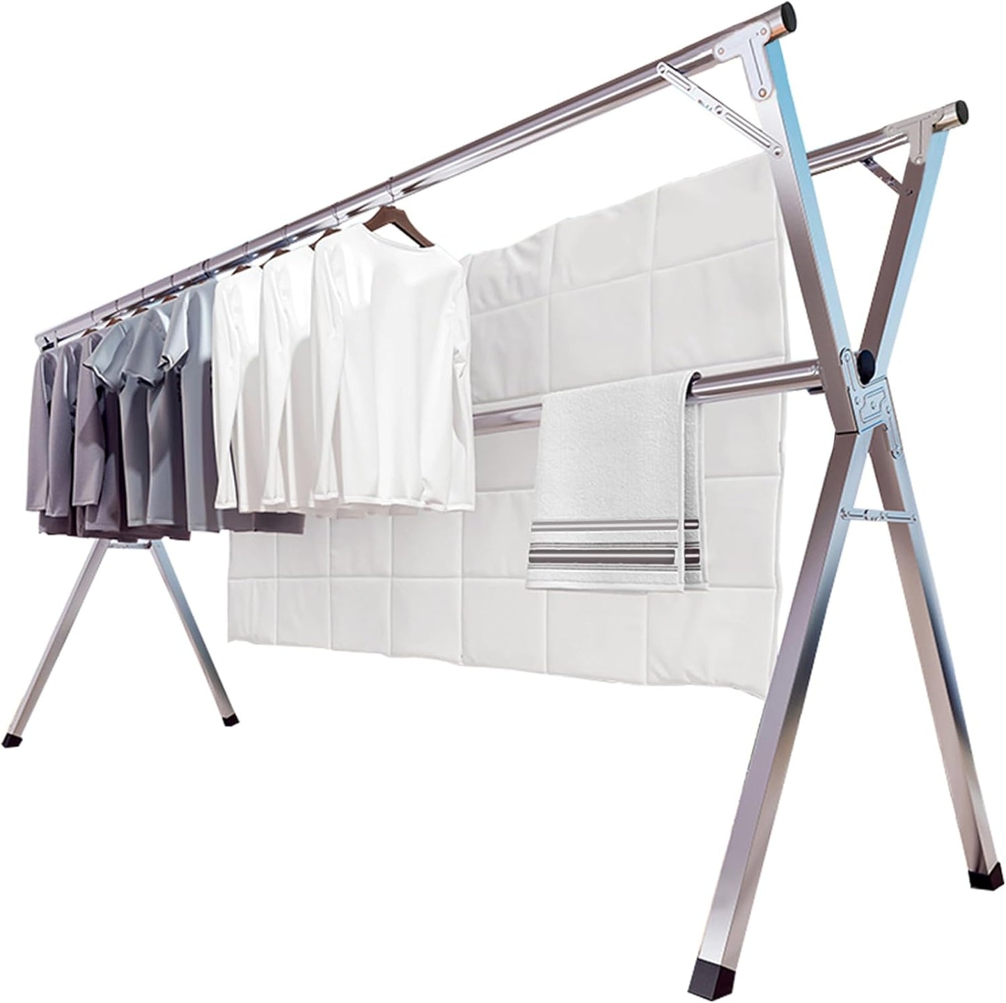 JAUREE 63 Stainless Steel Drying Rack: Space-Saving, Indoor/Outdoor Use