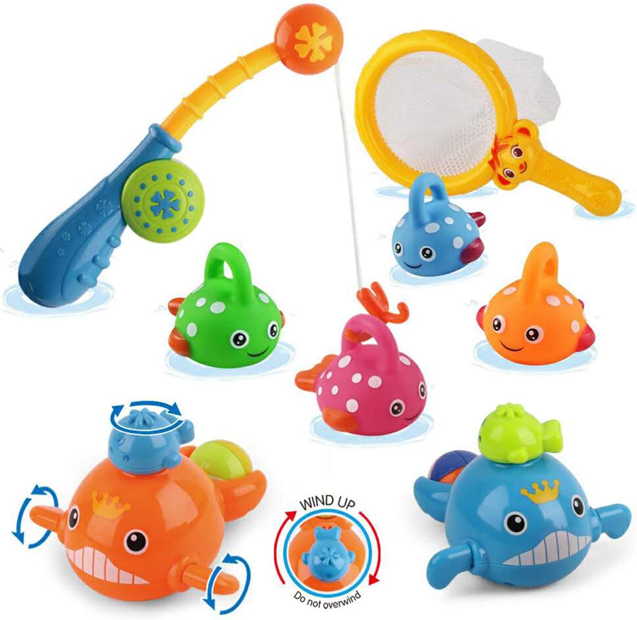 Swimming Whales Bath Toy Set 18m+