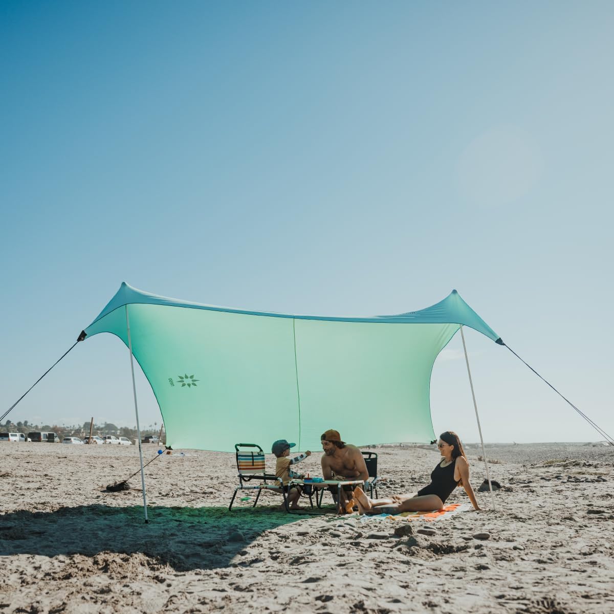 Neso Tents Grande Beach Tent - 7ft Tall, 9x9ft, Portable Design