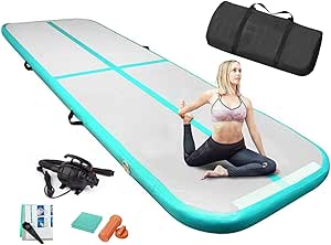 EDOSTORY Inflatable Air Gymnastics Mat for Home and Training