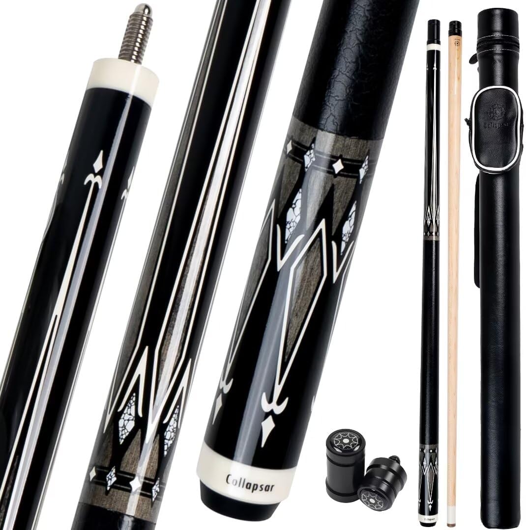 Collapsar CA Pool Stick with Hard Case for Professional Play