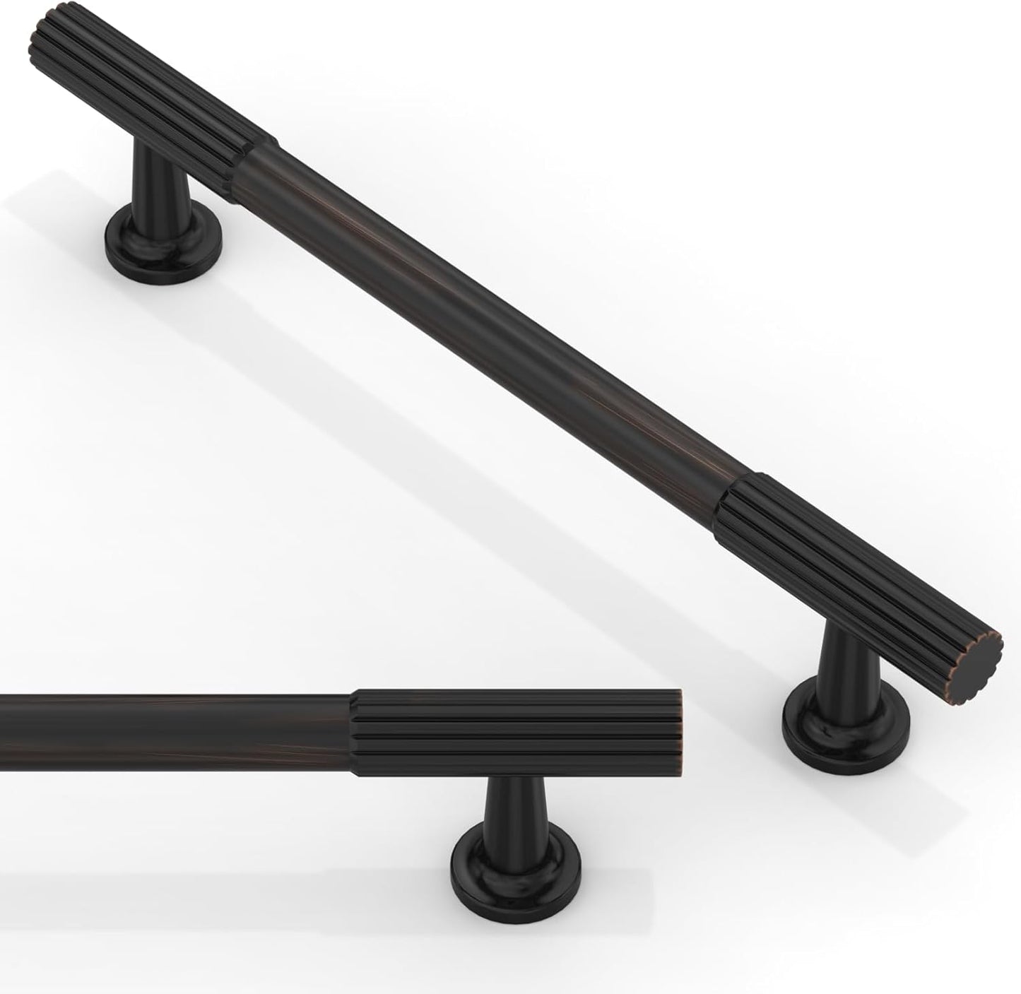 10 Pack Oil Rubbed Bronze Cabinet Pulls for Kitchen Upgrade