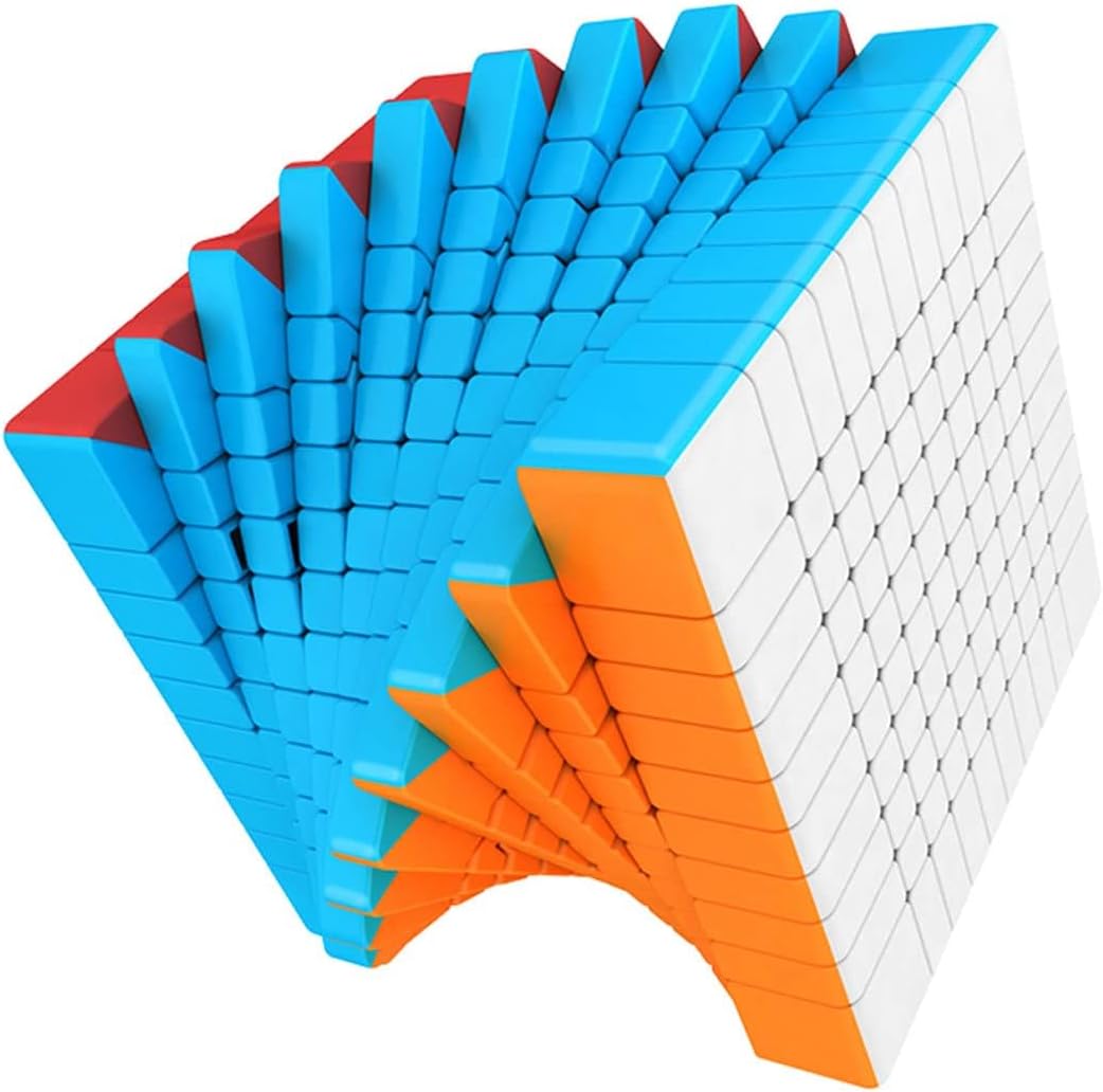 Moyu 10x10 Stickerless Speed Cube - Lightweight and Graspable