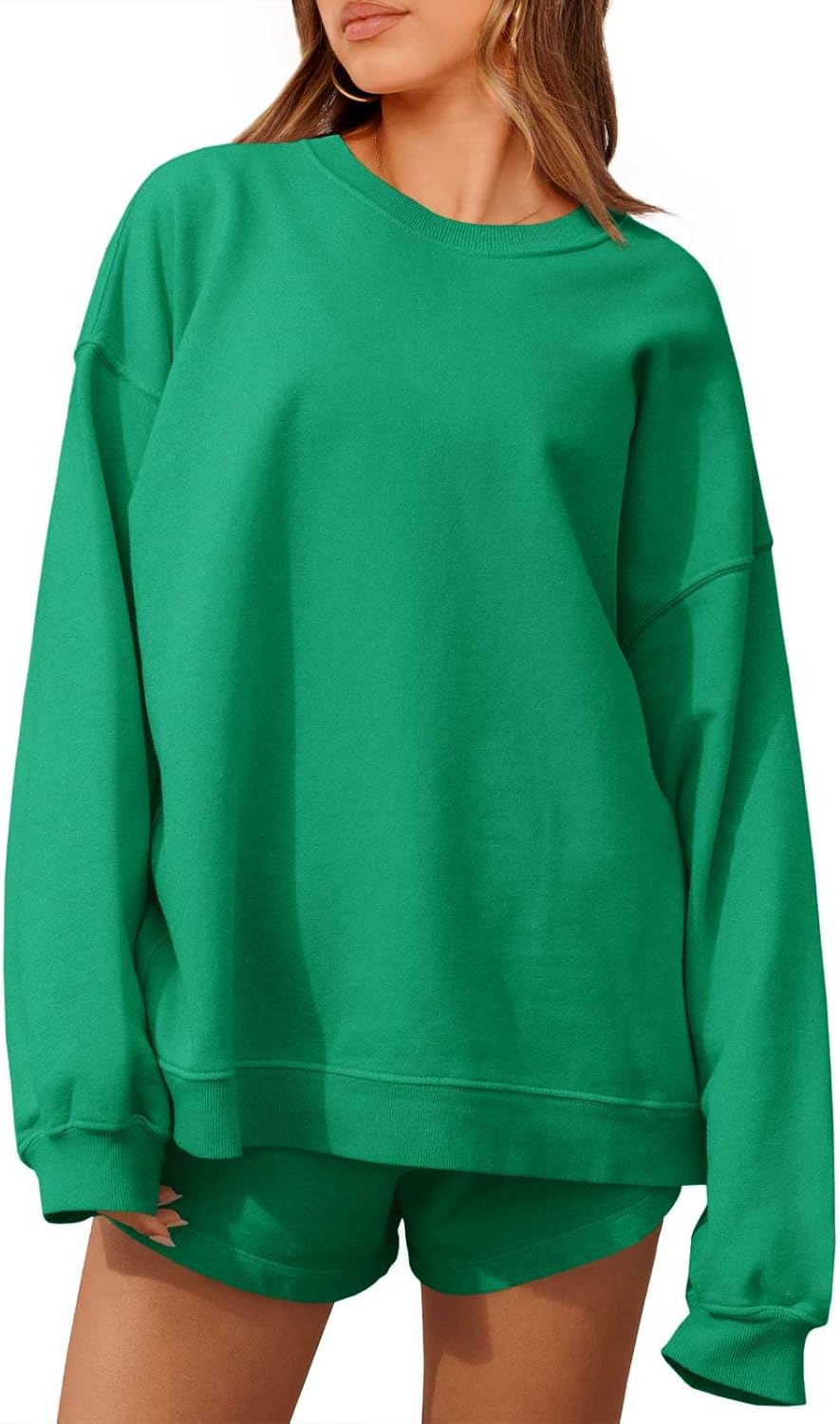 Tankaneo Womens Oversized 2 Piece Outfits for Casual Comfort