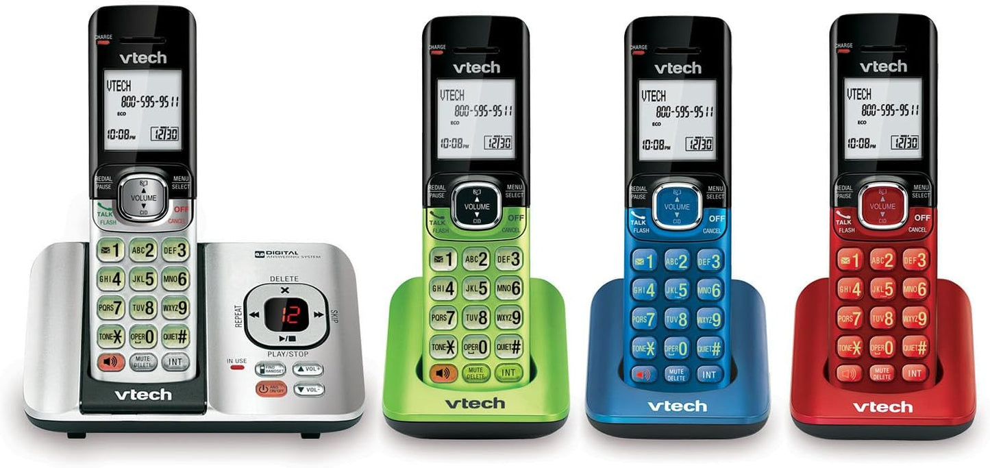 VTech CS6529-4B Cordless Phone with Answering System and Caller ID