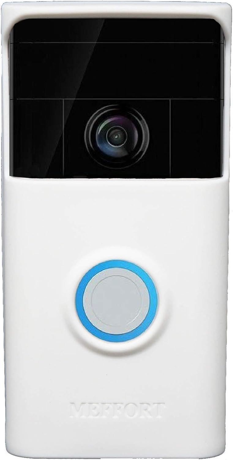 Protective Silicone Case for Ring Doorbell - Weatherproof White