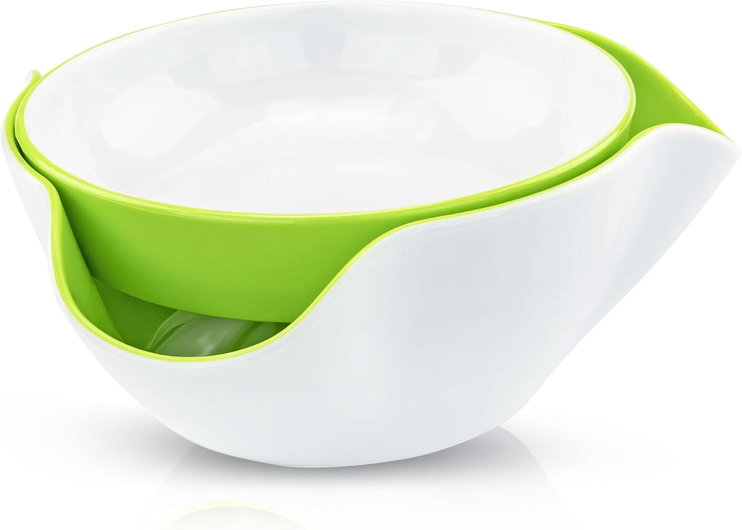 Double Party Pedestal Pistachio Bowl - Shell Storage