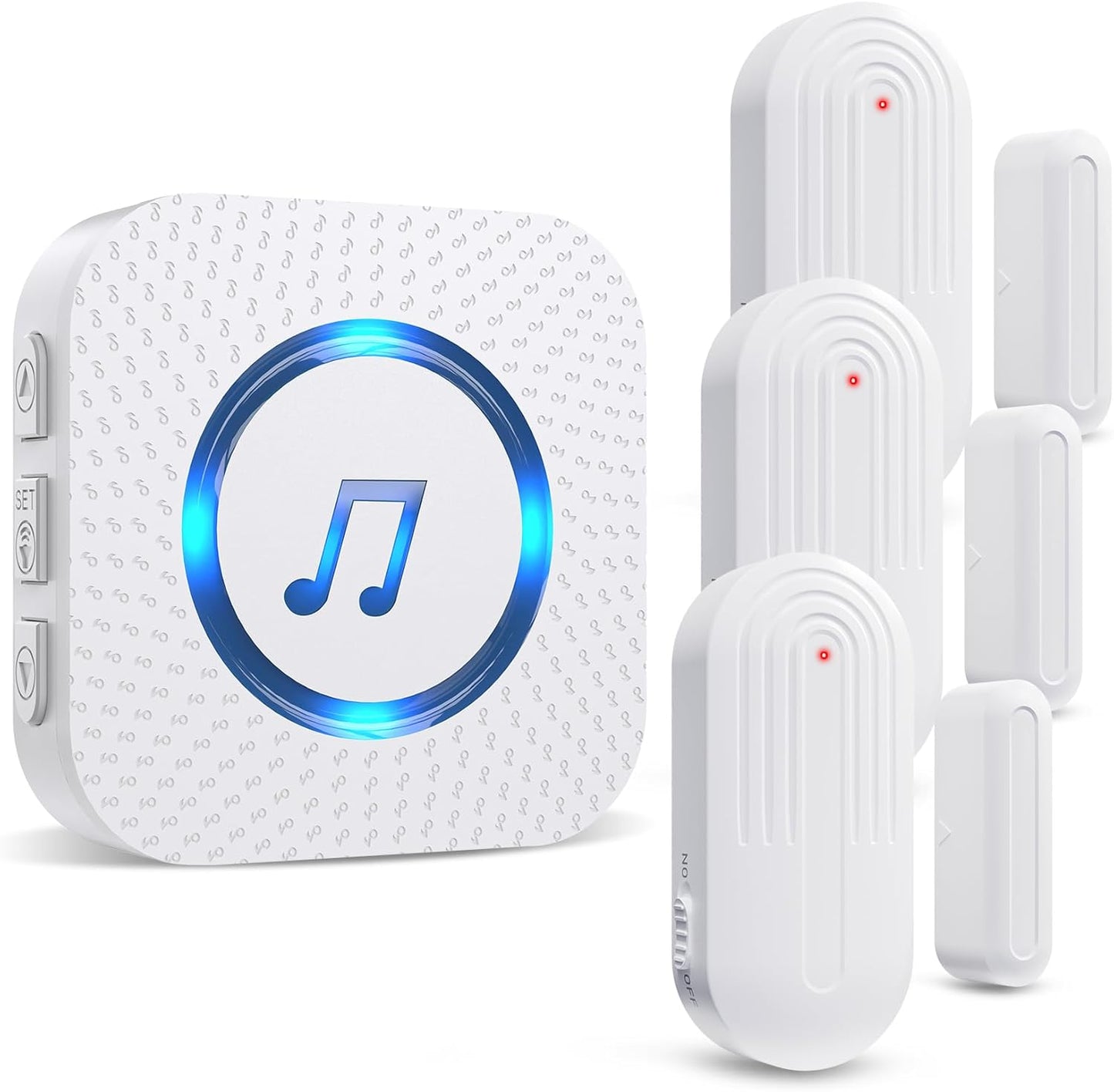 SanJie Door Sensor Chime: Wireless Entry Alert for Home & Store