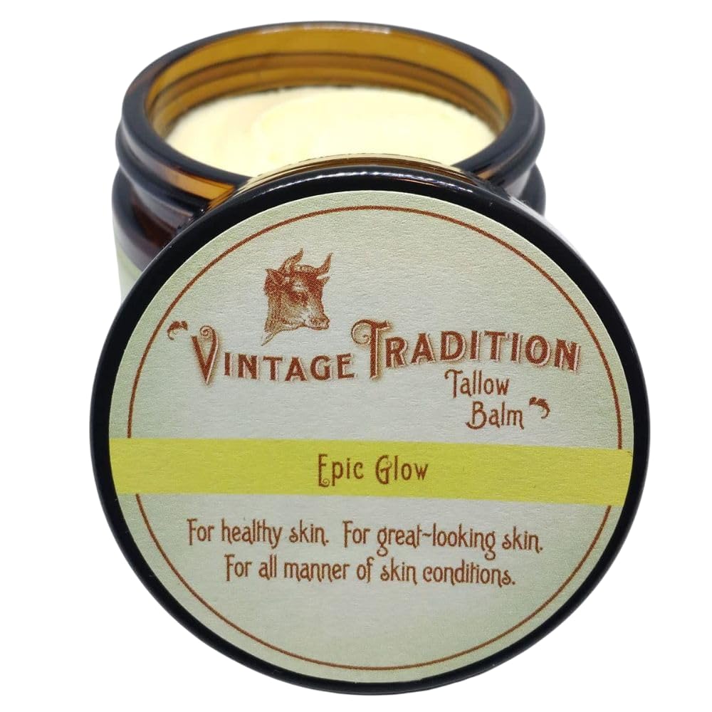 Vintage Tradition Epic Glow Beef Tallow Balm for Radiant Skin