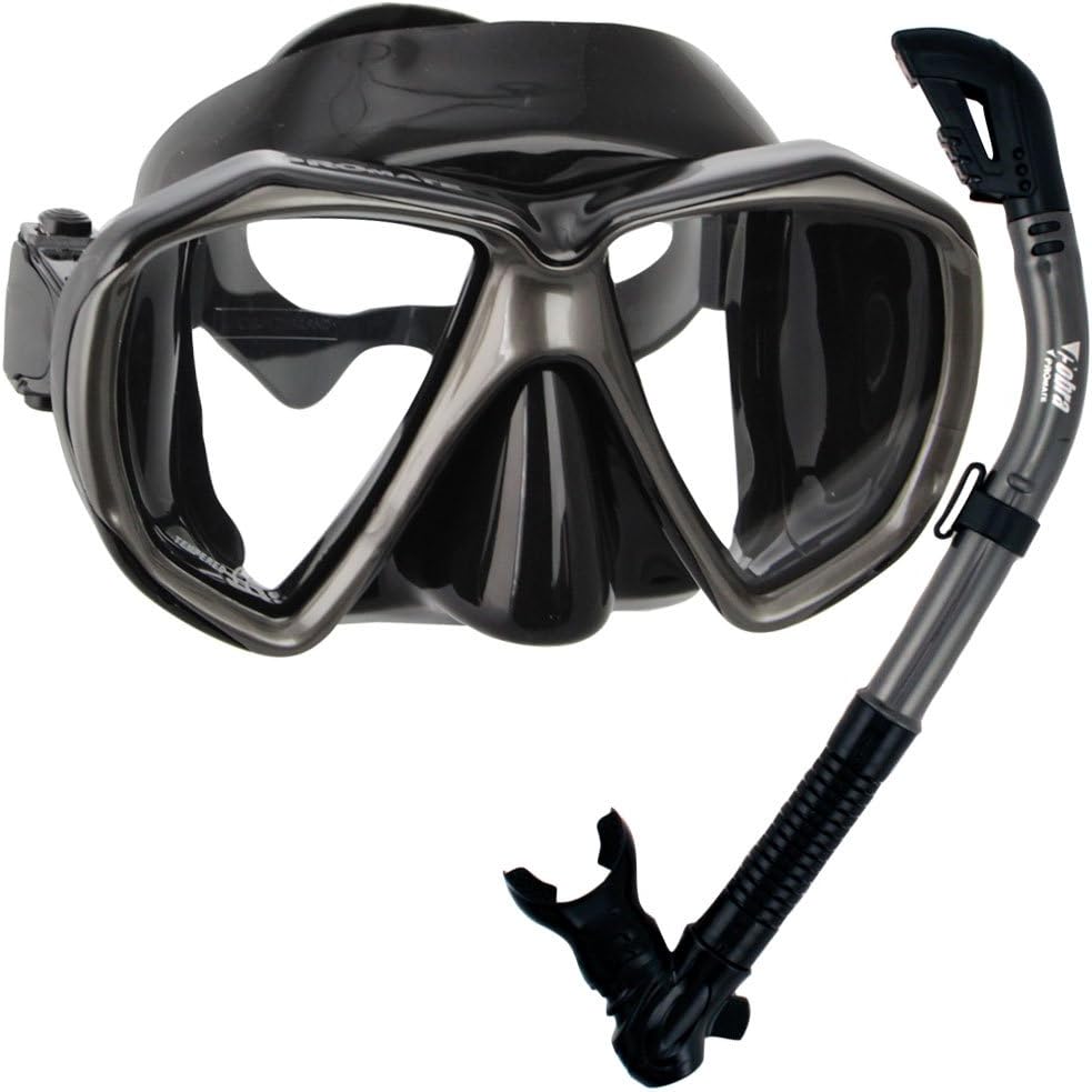 Promate Deluxe Dry Snorkel Mask Set - Dive with Confidence!