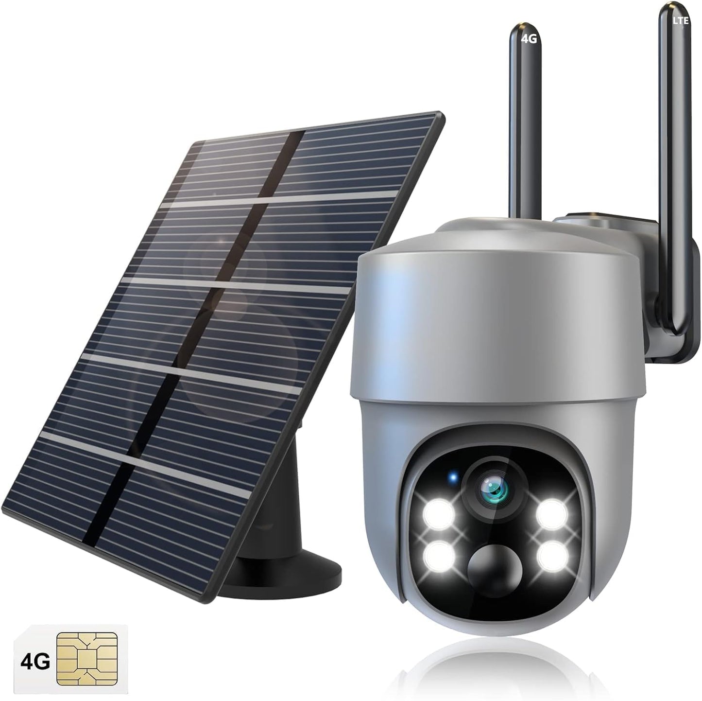 4G LTE Cellular Outdoor Security Cameras with Solar Power