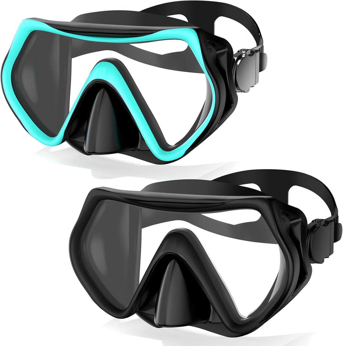 Anti-Fog Diving Masks 2 Pack - Clear Vision!