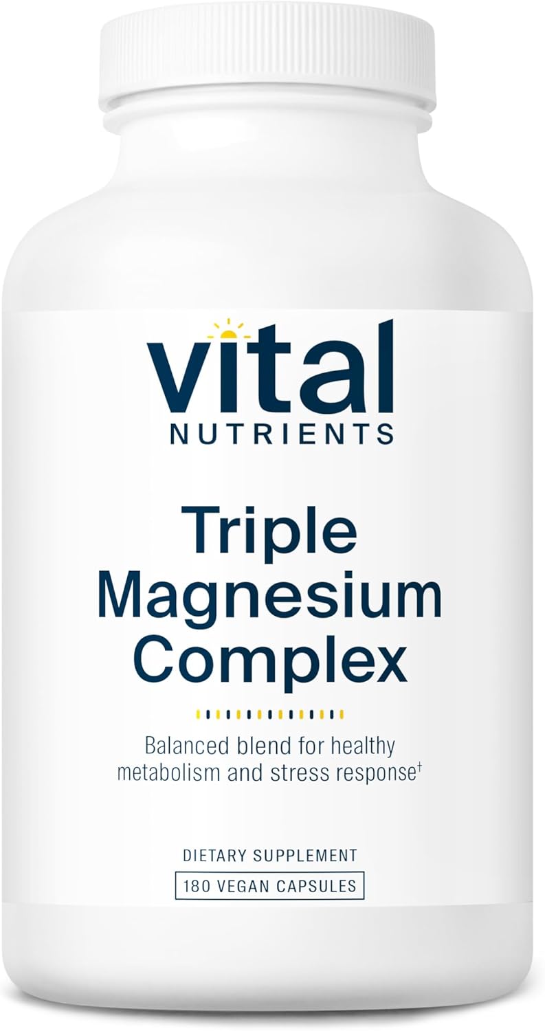 Triple Magnesium Complex Supplement for Stress and Muscle Support