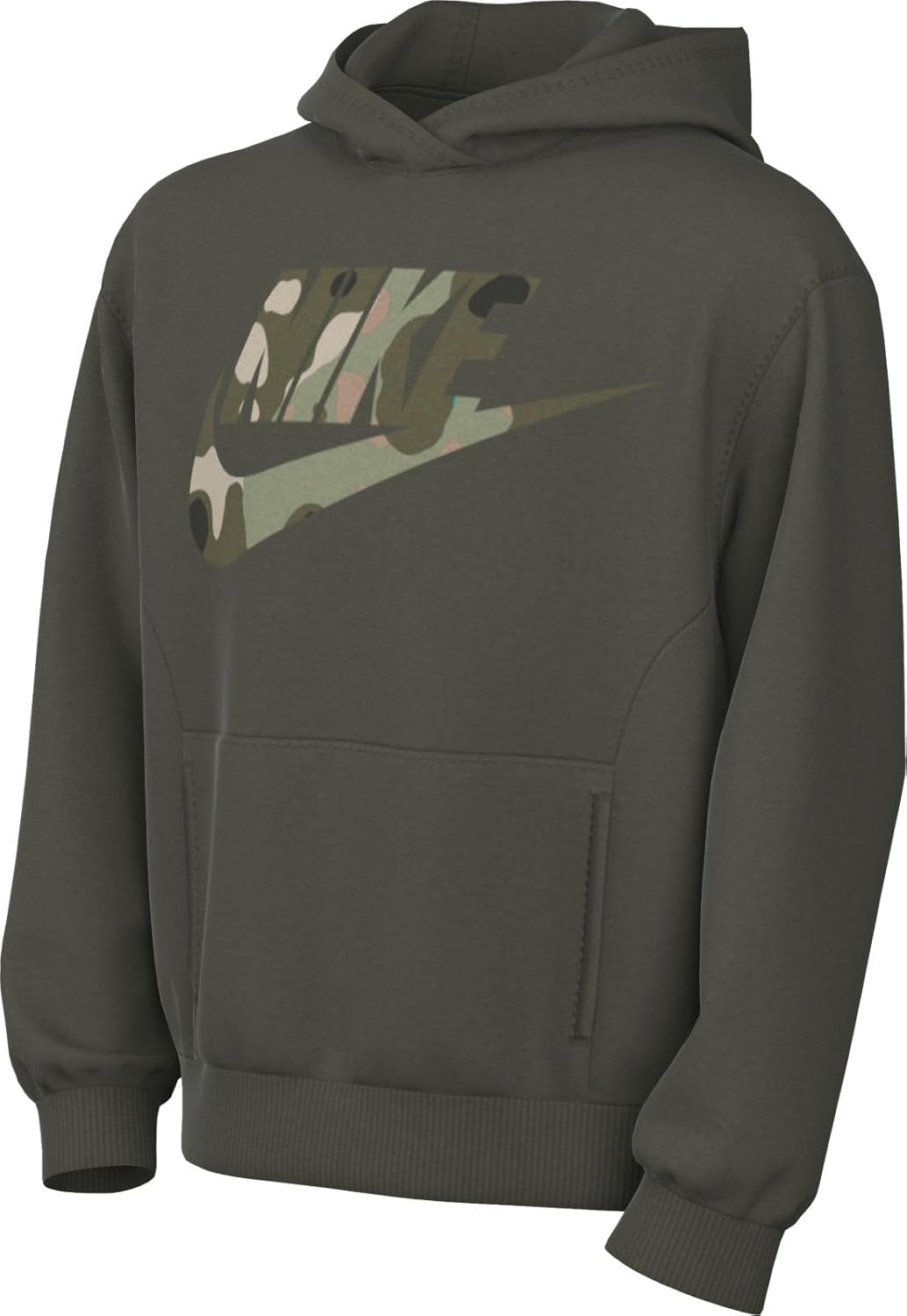 Nike Kids Camo Fleece Hoodie - Stylish Comfort for All!
